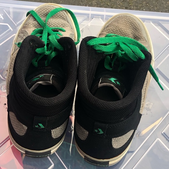 Converse Chuck Taylor All Star Men’s High Top Beige Blue Canvas Sneakers Sz 7.5 - Picture 6 of 11